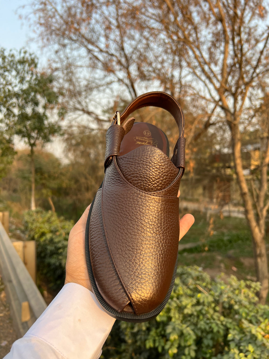 Leather Peshawari – Comfort & Class  - CP-116