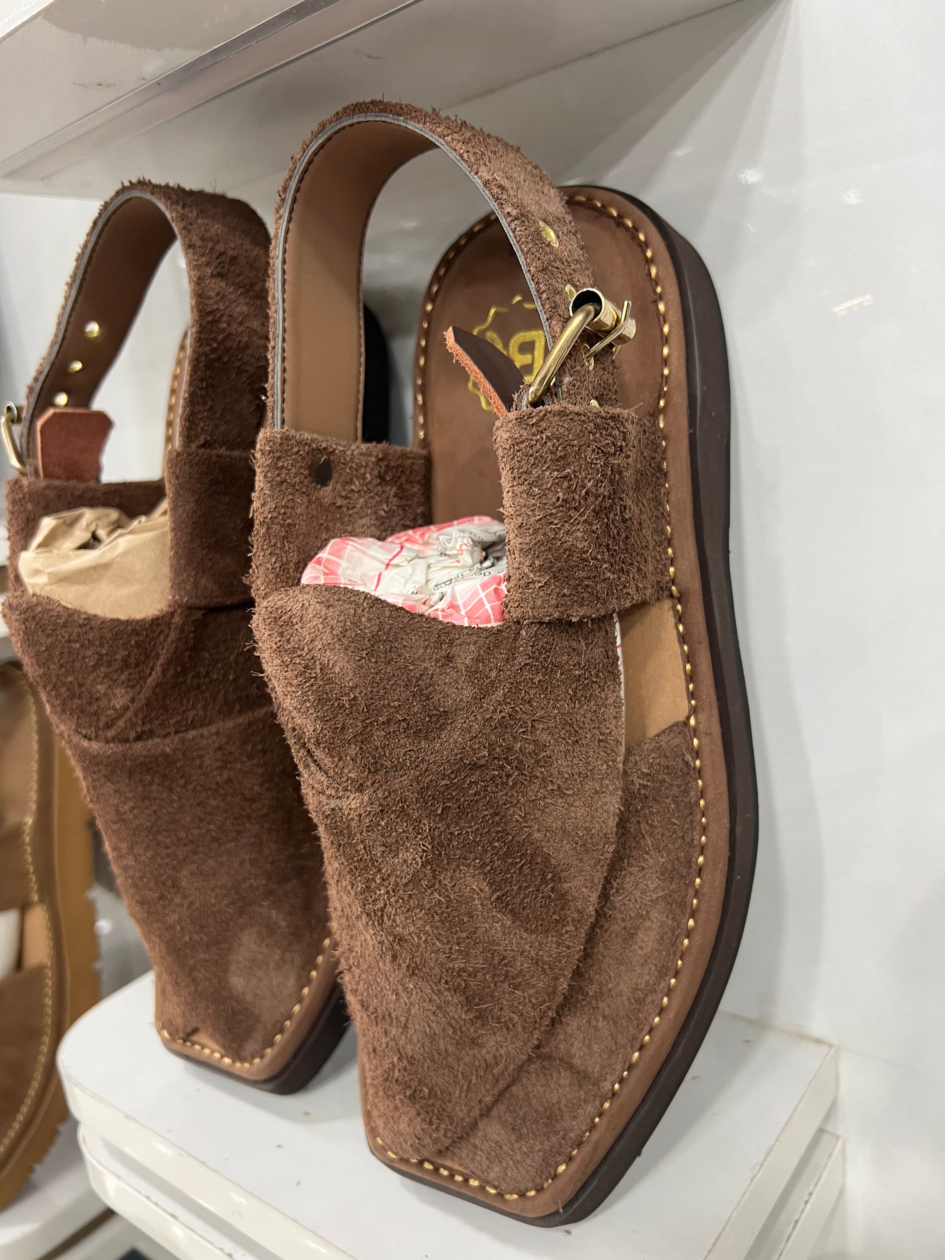 Peshawari chappal Suede - CP-101