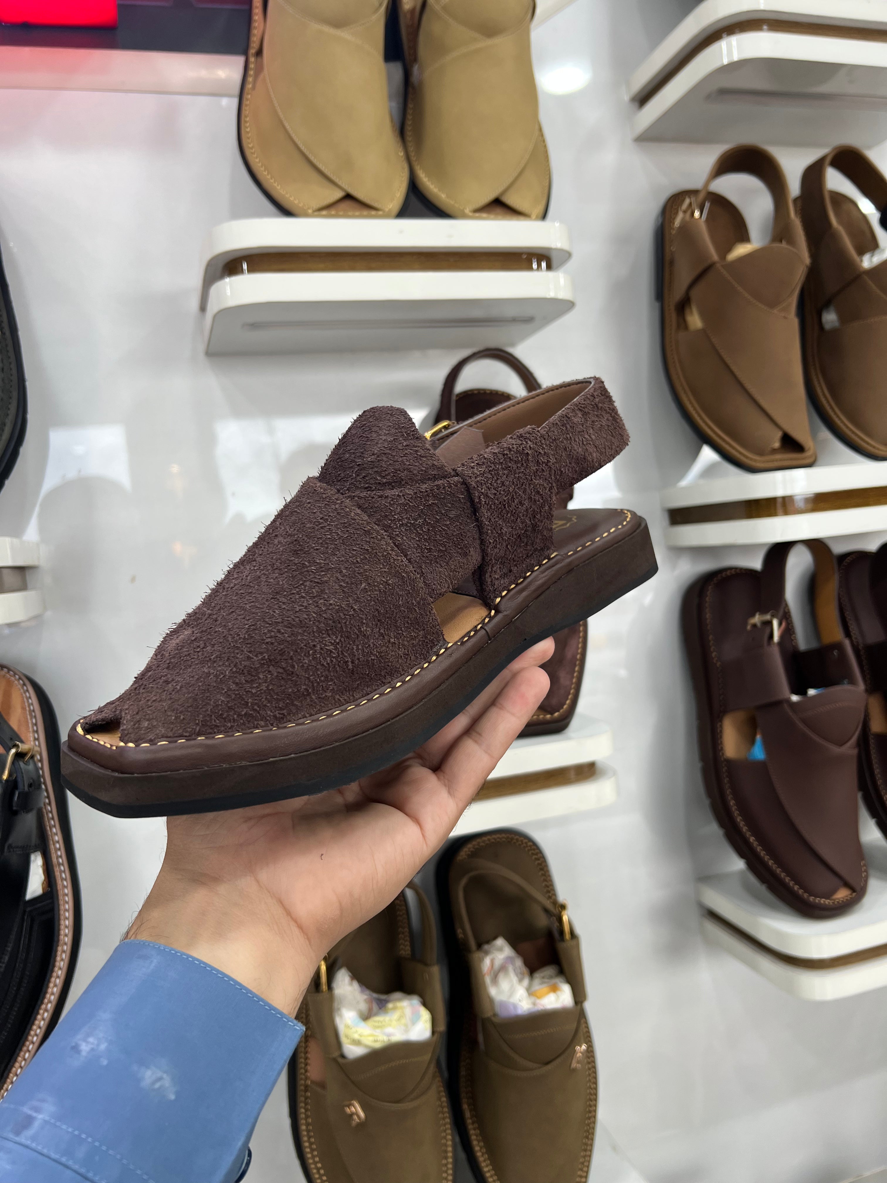 Peshawari chappal Suede  - CP-102