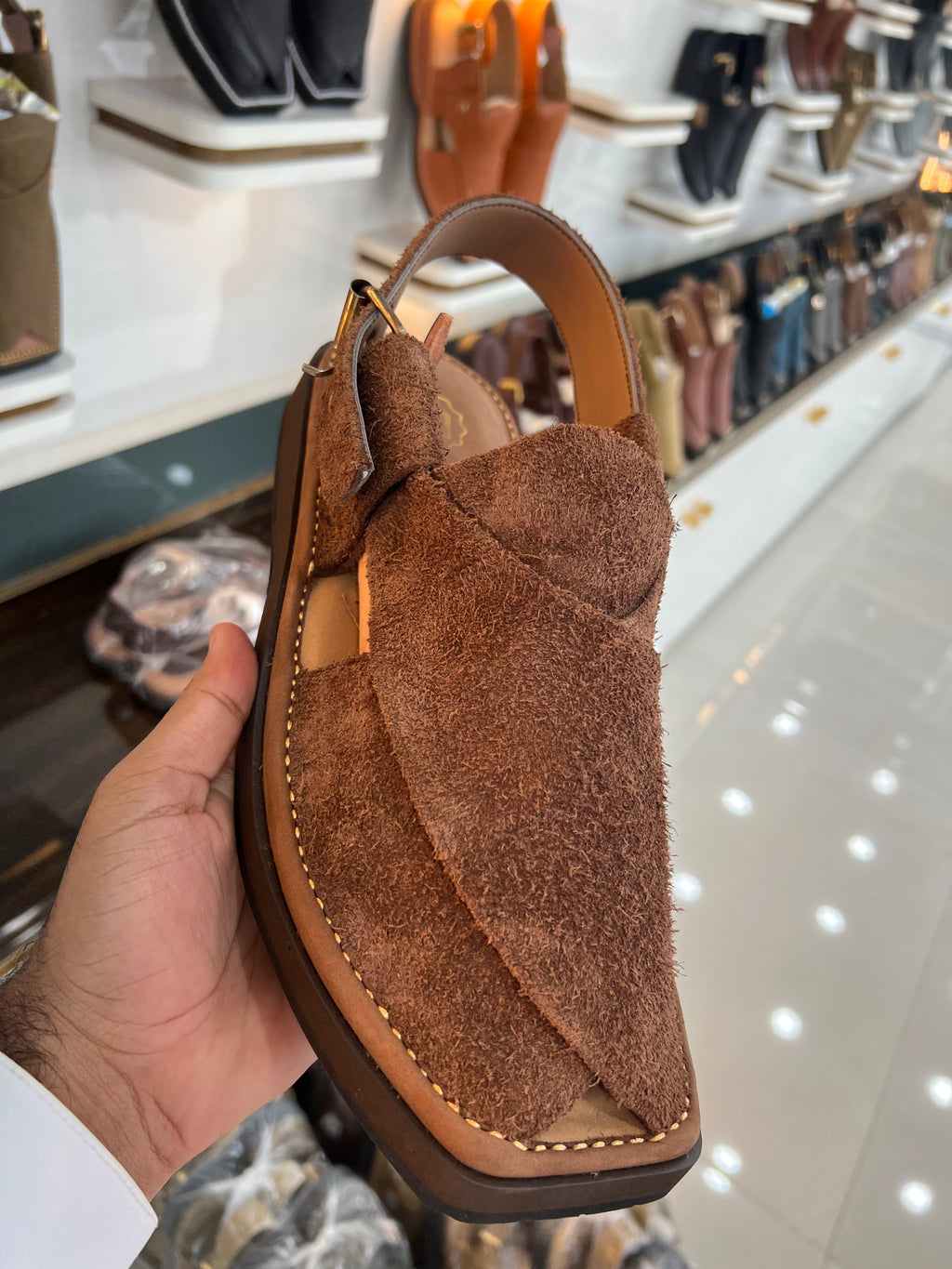 Peshawari chappal Suede - CP-101