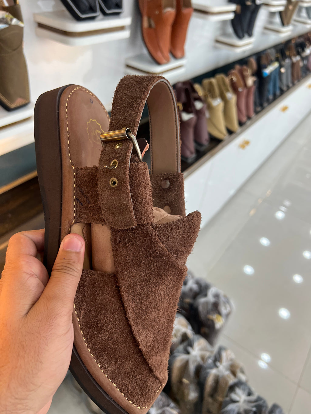 Peshawari chappal Suede - CP-101