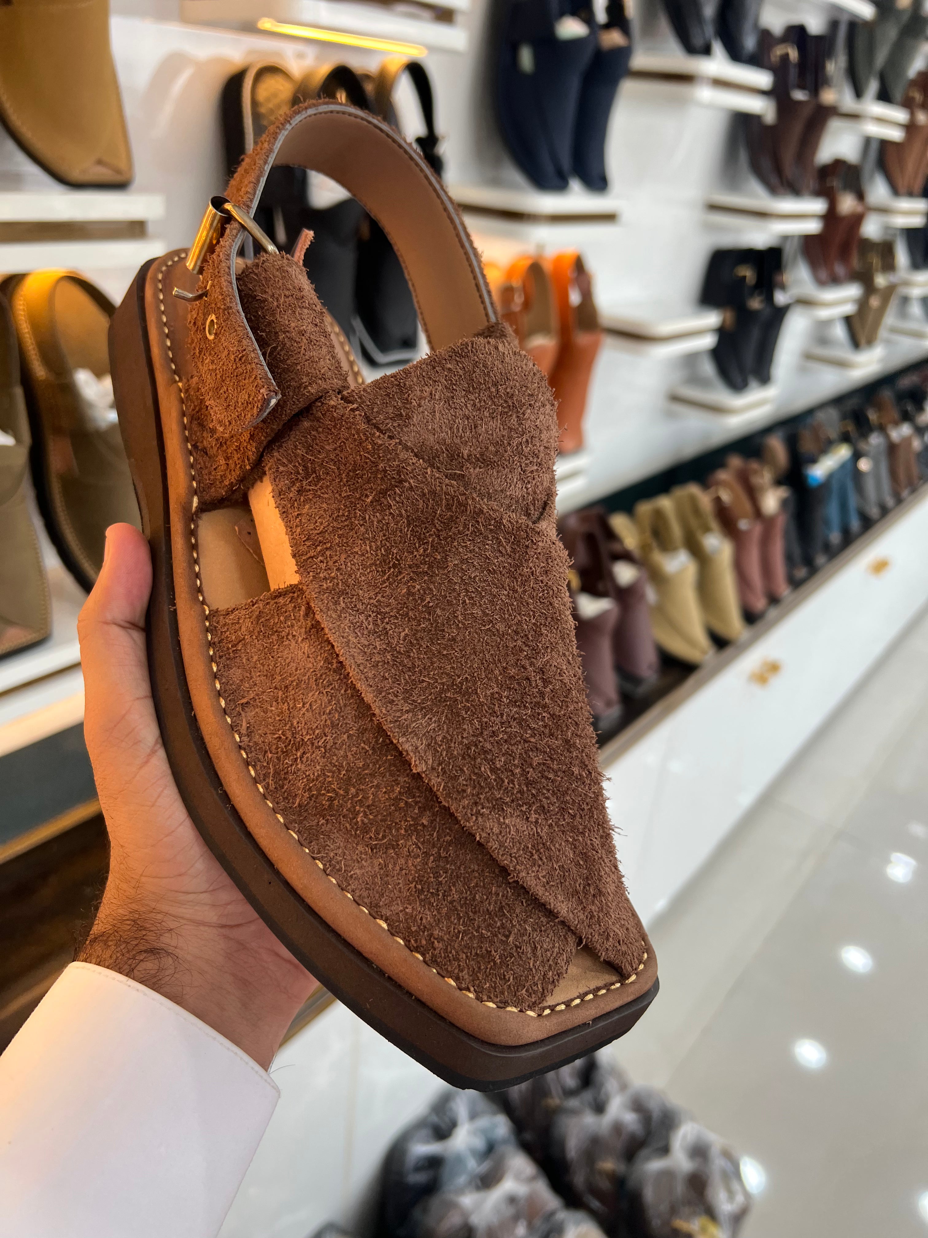 Peshawari chappal Suede - CP-101