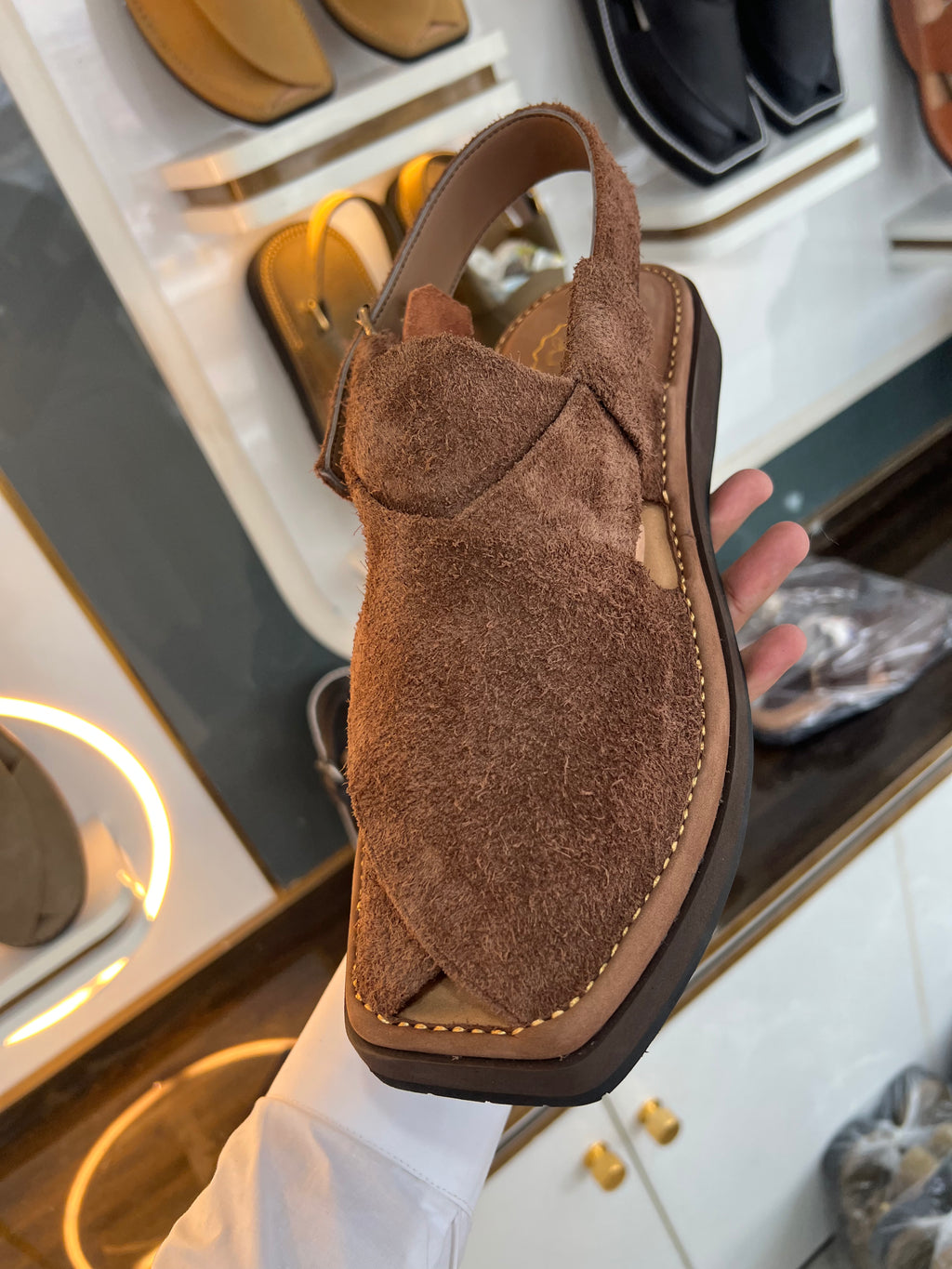 Peshawari chappal Suede - CP-101