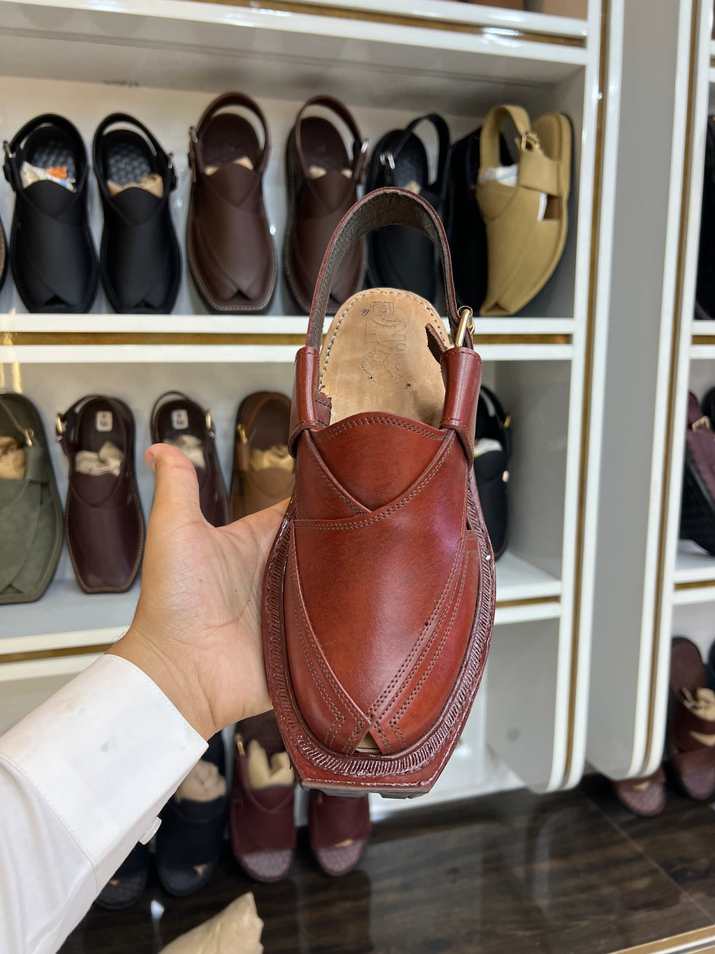 Norozi Leather chappal  - CP-107