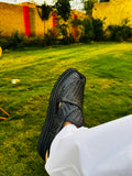 Air Wowen (Black )Sketcher Sole Peshawari Chappal